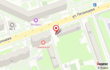 Фирменный магазин Звениговский на улице Петрищева на карте