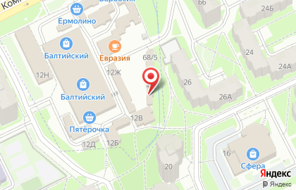 Магазин Lada Деталь на Балтийской улице на карте