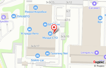 Мазда-СТО Тушино на улице Василия Петушкова на карте