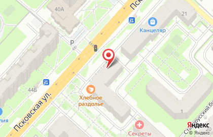 Фирменный магазин Великолукский мясокомбинат в Великом Новгороде на карте