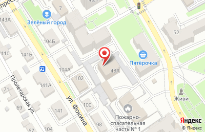 Брянское областное отделение Всероссийское добровольное пожарное общество на карте