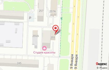 Магазин косметики и бытовой химии Магнит Косметик на улице 9 Января на карте