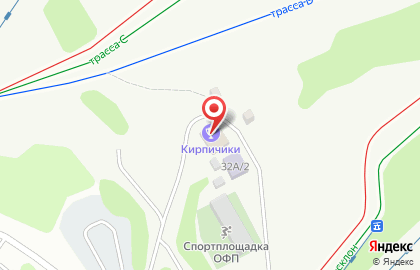 Горнолыжная база Кирпичики на карте