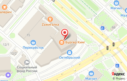 Дом.ru в Октябрьском округе на карте