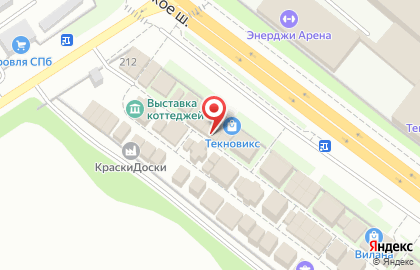 Оптово-розничная фирма Гидроснаб на Выборгском шоссе на карте