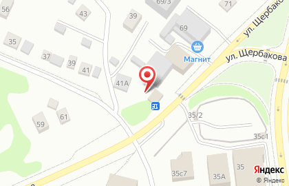 PitSTOP на улице Щербакова на карте