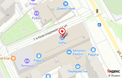 Салон-магазин Наши Двери в Свердловском районе на карте
