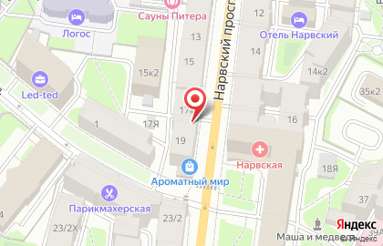 Цветочный магазин АртФлора в Адмиралтейском районе на карте
