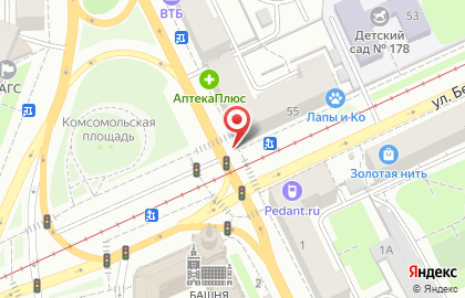 Кафе быстрого обслуживания Chicken на Комсомольском проспекте, 72 на карте