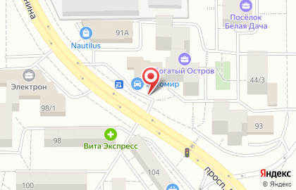 Магазин Уральский фермер в Правобережном районе на карте