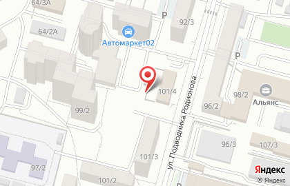 Автостоянка Причал в Кировском районе на карте
