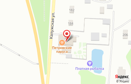 Ресторанный комплекс Петровские паруса на карте