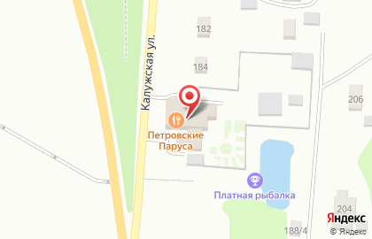 Ресторанный комплекс Петровские паруса на карте