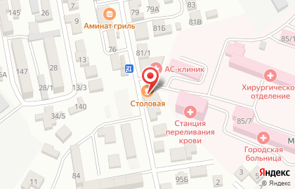 Гастроном в Махачкале на карте