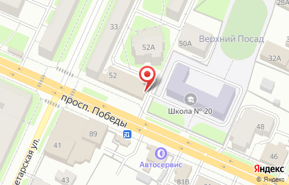 Грация на проспекте Победы на карте