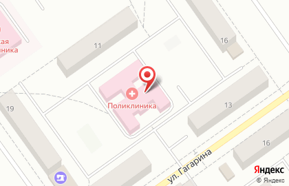Мирнинская центральная городская больница на улице Гагарина на карте