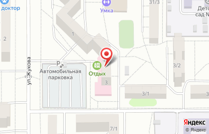 Детский загородный комплекс Абзаково в Орджоникидзевском районе на карте