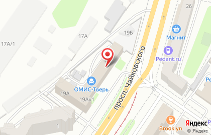 Кадровое агентство Фортуна на проспекте Чайковского на карте