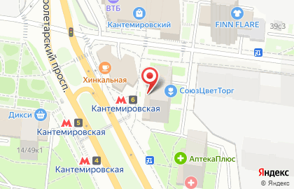 Фирменный магазин У Палыча на Пролетарском проспекте на карте