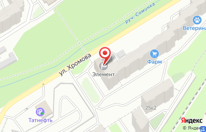 Проектная компания Омикрон на улице Хромова на карте