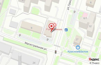 Супермаркет Магнит в Ханты-Мансийске на карте