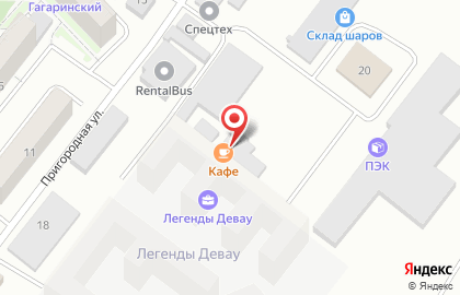 Кафе быстрого питания в Ленинградском районе на карте