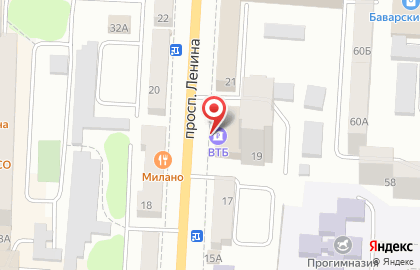 Агентство детских праздников Веселый ананас на проспекте Ленина на карте
