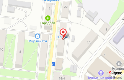 Грузоперевозки в Пскове на карте