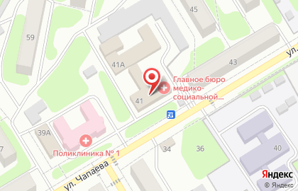 Следственное управление Следственного комитета РФ по Пермскому краю на улице Чапаева в Краснокамске на карте