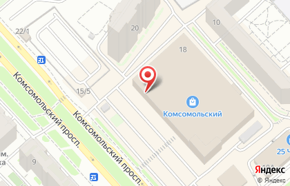 Ресторан быстрого питания KFC на Комсомольском проспекте на карте