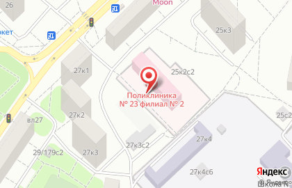 Женская консультация ГКБ №29 им. Н.Э. Баумана на Ташкентской улице на карте