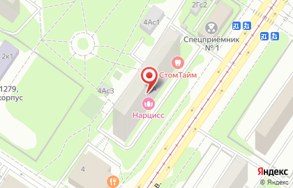 Салон красоты Нарцисс на метро Нахимовский проспект на карте