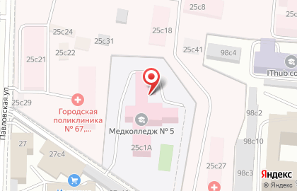 ГБОУ СПО "Медицинское училище № 1 ДЗМ" на карте