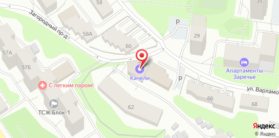 Лофт-площадка Качели на карте