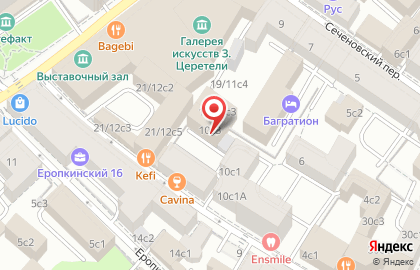 Мебель на заказ в Мансуровском переулке на карте