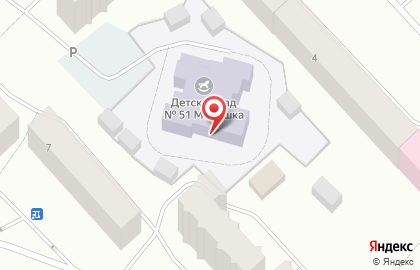 Детский сад №51 в Североморске на карте