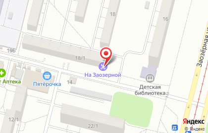 Салон-парикмахерская На Заозерной на карте