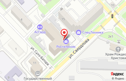 Банкомат СберБанк на улице Свердлова, 13 на карте