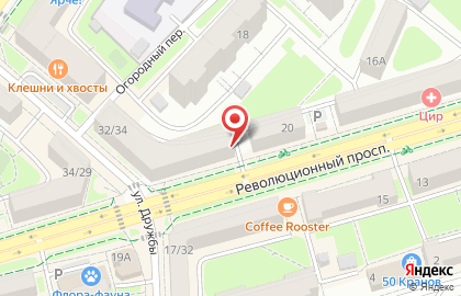 Магазин разливного пива Хмельной бочонок на Революционном проспекте на карте