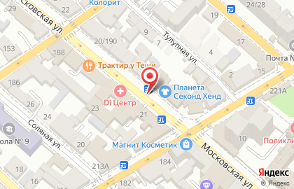 ОАО Банк ОТКРЫТИЕ на Московской улице на карте