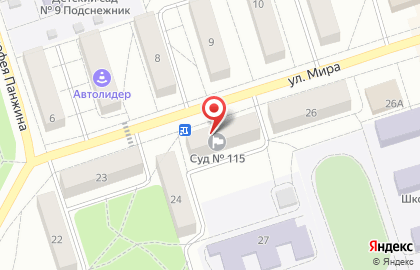Мировые судьи г. Шелехова и Шелеховского района на карте