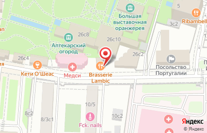 Пивной ресторан Brasserie Lambic на проспекте Мира на карте