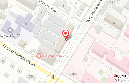Стоматология Классика на улице Ленинградской на карте