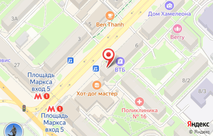 Фотоцентр в Новосибирске на карте