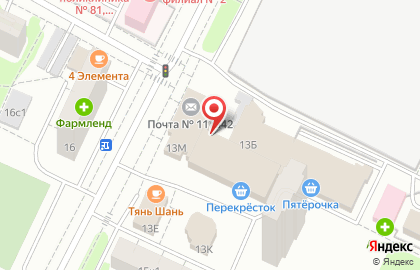 Доброе место на районе на улице Введенского на карте