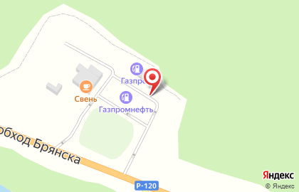 АЗС в Брянске на карте