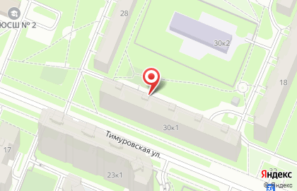 Магазин овощей и фруктов на Тимуровской, 30 к1 на карте
