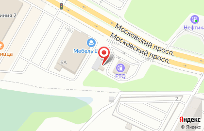 Мастерская шиномонтажа на Московском проспекте на карте
