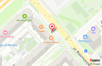 Ломбард Злато на улице Водопьянова на карте