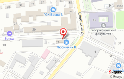 Ветеринарная клиника Любимчик К на карте